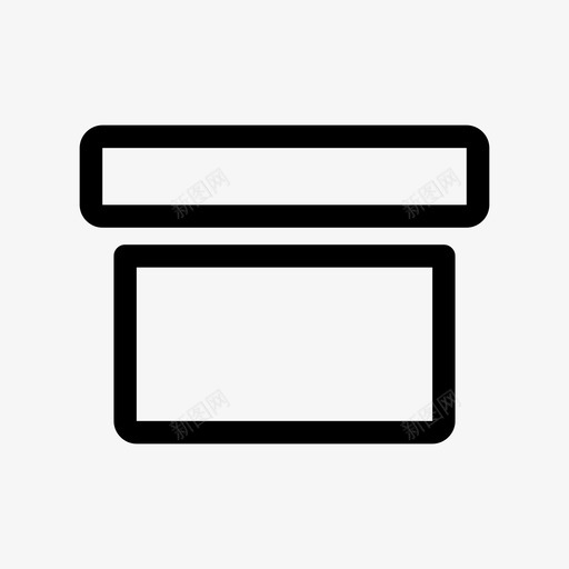 档案盒子文件图标svg_新图网 https://ixintu.com 储存 包裹 文件 档案 盒子