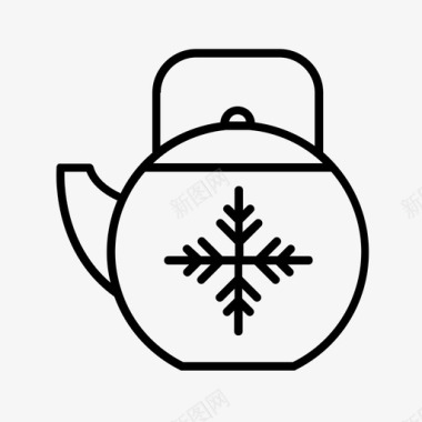 茶壶饮料热饮图标图标