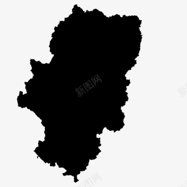 阿拉贡自治区地图图标图标