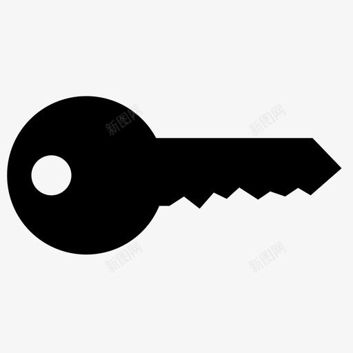 钥匙通道锁图标svg_新图网 https://ixintu.com 工具 通道 钥匙 锁