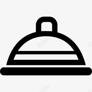 餐盘客房服务图标图标