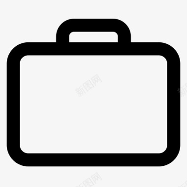 手提箱公文包办公室手提箱图标图标