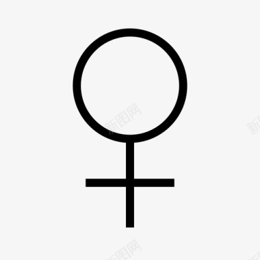 女性符号性别符号金星符号图标图标
