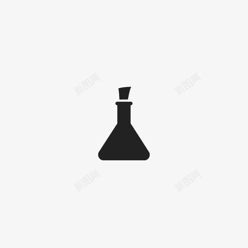 化学烧瓶化学实验室锥形烧瓶图标svg_新图网 https://ixintu.com 化学实验室 化学烧瓶 锥形烧瓶