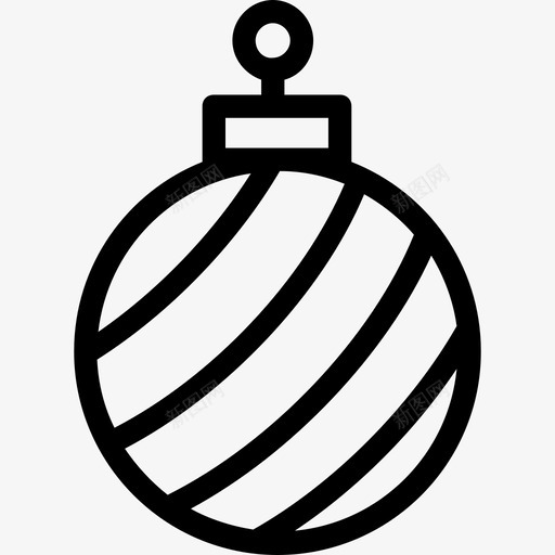 圣诞饰品派对和庆祝线图标svg_新图网 https://ixintu.com 圣诞饰品 派对和庆祝线图标