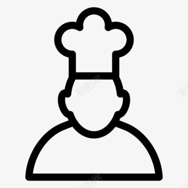 厨师烹饪食品图标图标