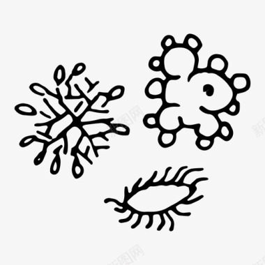微生物细菌疾病图标图标