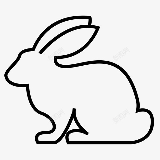 兔子动物农场图标svg_新图网 https://ixintu.com 兔子 兔子收藏 农场 动物