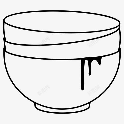 脏碗盘子洗碗图标svg_新图网 https://ixintu.com 洗碗 盘子 脏碗