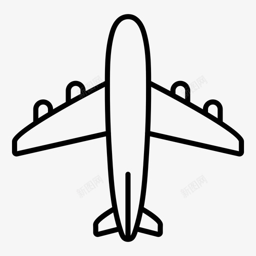 飞机机场飞行器图标svg_新图网 https://ixintu.com 机场 飞机 飞行器