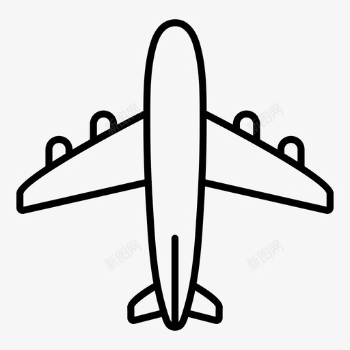 飞机机场飞行器图标svg_新图网 https://ixintu.com 机场 飞机 飞行器