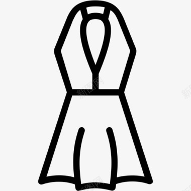 吊带裙服装女士图标图标