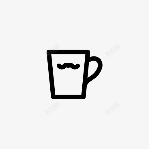 咖啡杯马克杯茶图标svg_新图网 https://ixintu.com 厨房厨房 咖啡杯 茶 马克杯