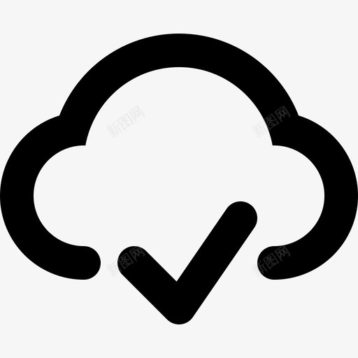 cloud_oksvg_新图网 https://ixintu.com cloud_ok