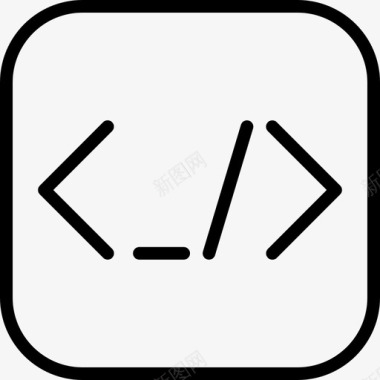 编码支架开发编程图标图标