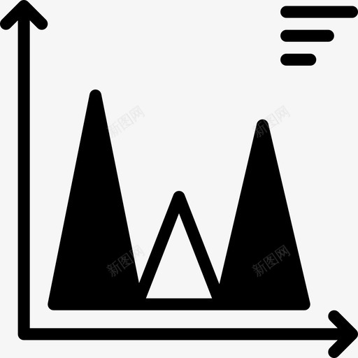 图形显示分析图表图标svg_新图网 https://ixintu.com smashicons图表实体 分析 图形显示 图表