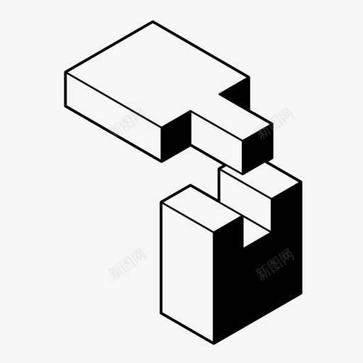 滑动接头木工连接图标svg_新图网 https://ixintu.com 木工 木接头 滑动接头 细木工 详图 连接