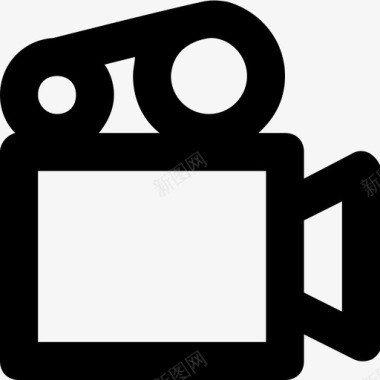 电影摄影机摄影机录像机图标图标