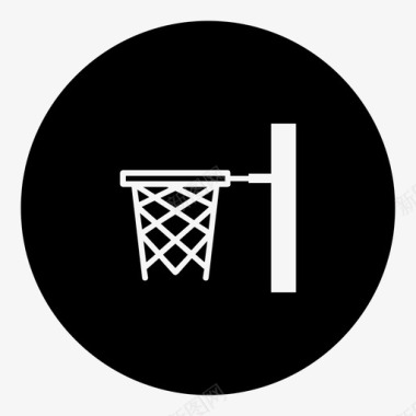 篮球篮图标图标