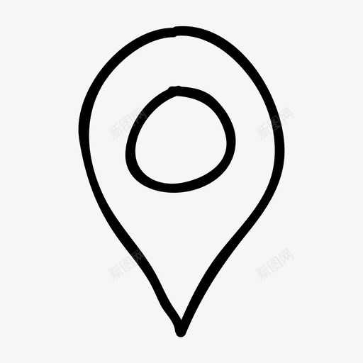 地图支票宫殿图标svg_新图网 https://ixintu.com 地图 大头针 宫殿 支票 点 网络和手机