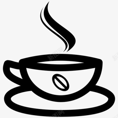 热咖啡咖啡巧克力图标图标