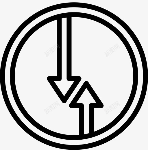 双向交通标志两个图标svg_新图网 https://ixintu.com smashicons交通标志轮廓 两个 双向交通 标志