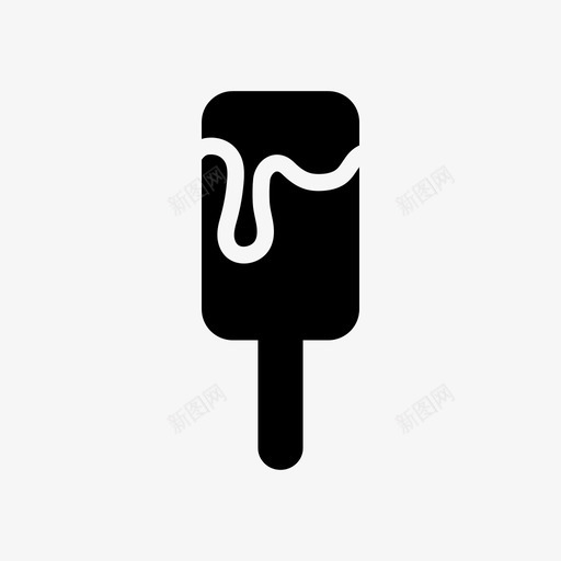 融化冰淇淋美味甜点图标svg_新图网 https://ixintu.com 冰淇淋 甜点 美味 融化冰淇淋 食物