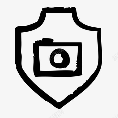 摄像头锁保护图标图标