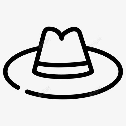 帽子时装花园图标svg_新图网 https://ixintu.com 帽子 时装 花园