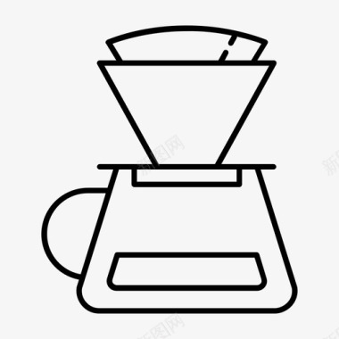 v60滴加咖啡过滤hario图标图标