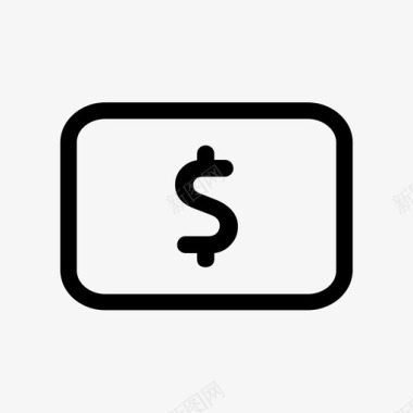 现金美元货币图标图标