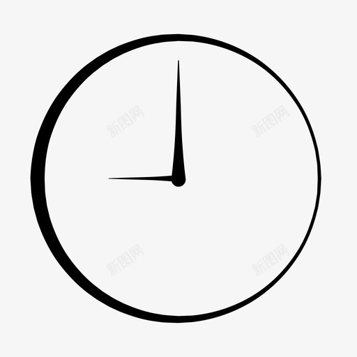 钟表挂钟手表图标svg_新图网 https://ixintu.com 名牌钟表 手表 挂钟 钟表