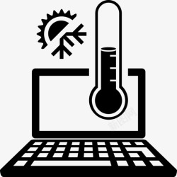 正常温度笔记本电脑暖机正常笔记本电脑图标高清图片
