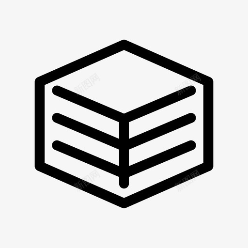 箱件堆放装运箱储存图标svg_新图网 https://ixintu.com 储存 箱件堆放 装运箱