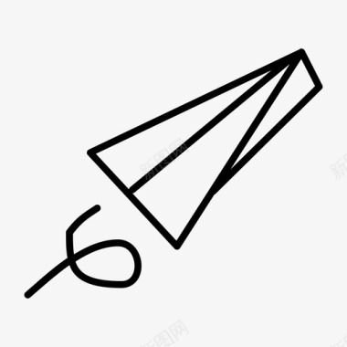 纸飞机飞行游戏图标图标