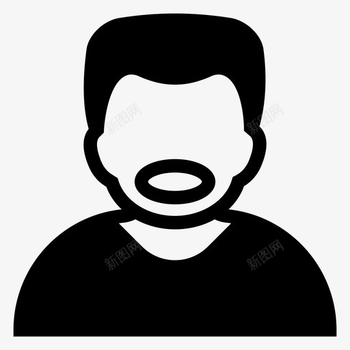 儿童男性男子图标svg_新图网 https://ixintu.com 个人 儿童 化身字形图标 用户 男子 男性