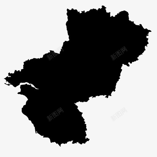 卢瓦尔河法国地图图标svg_新图网 https://ixintu.com 南特 卢瓦尔河 地区 地图 法国 法国地区