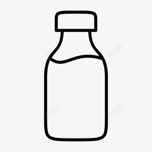 奶瓶婴儿儿童图标svg_新图网 https://ixintu.com 儿童 奶瓶 婴儿 饮料