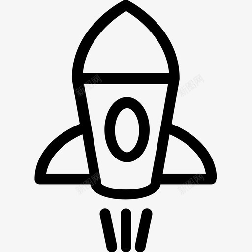 启动导弹火箭图标svg_新图网 https://ixintu.com 启动 导弹 火箭 科技路线图标 飞船