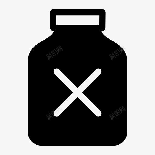 瓶子危险死亡图标svg_新图网 https://ixintu.com 危险 有毒 死亡 毒药 瓶子