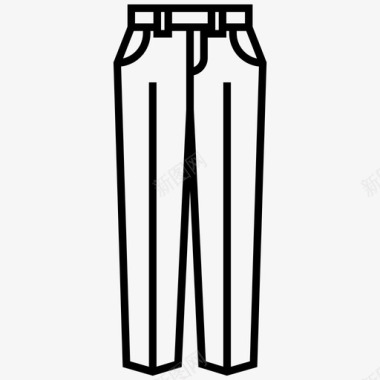 裤子牛仔裤短裤图标图标