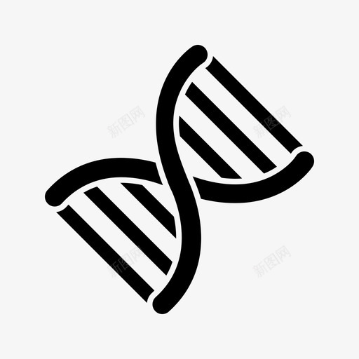 遗传学链dna图标svg_新图网 https://ixintu.com dna 分子 教育 遗传学 链