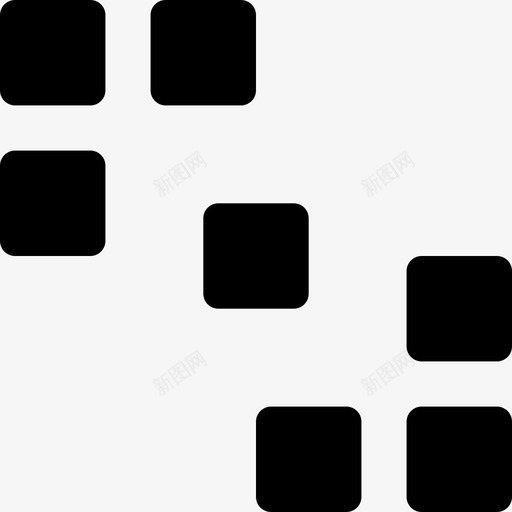 矩形箭头图案图标svg_新图网 https://ixintu.com 图案 填充形状图案 正方形 矩形 箭头 装饰
