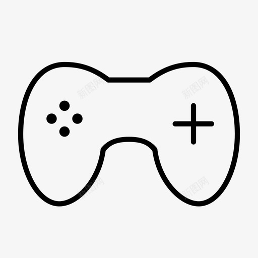 游戏控制控制器游戏图标svg_新图网 https://ixintu.com 控制器 棒 游戏 游戏控制