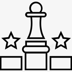 国际象棋王战略为胜利国际象棋国际象棋王图标高清图片