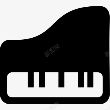 钢琴乐器节日的象征图标图标