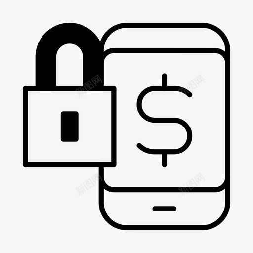 安全支付现金金融图标svg_新图网 https://ixintu.com webmobile开发2 安全 安全支付 现金 货币 金融