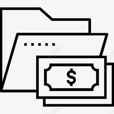 财务数据业务文件夹图标图标