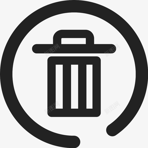 Trashsvg_新图网 https://ixintu.com Trash delete  trash bin  trash