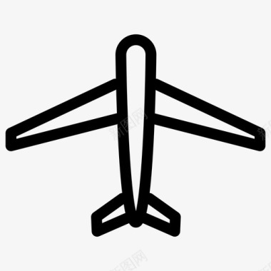 飞机机场运输图标图标